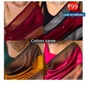 Silk & Cotton Saree – Premium Designer Sarees Online | Easy EMI, Credit Card & Loan Offers | Trending Fashion for University, MBA & Special Events