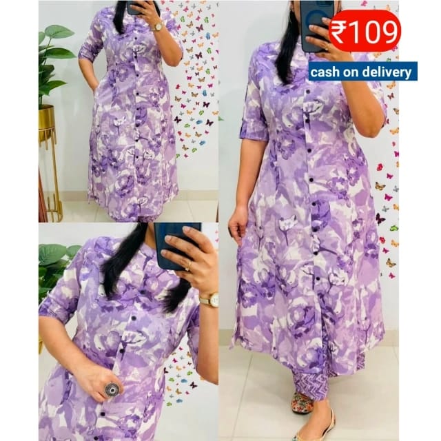 Cotton Premium Suit for Women – Stylish & Comfortable Ethnic Wear | Easy EMI, Credit Card & Loan Offers | Trending Outfit for University, MBA & Special Events - Image 2