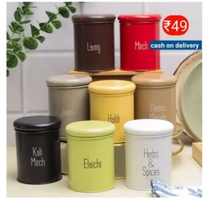 Premium Spice Jar Set – Smart Kitchen Investment | EMI, Credit Card & Loan Offers | Trending Product for MBA, University & Home Insurance Lifestyle