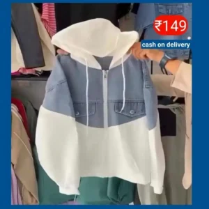 “Men’s Premium Denim Hoodie | Winter Warm Layer Wear • Durable Fabric • Smart Budget Deal & Secure Payment Options 2025”