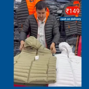 “Men’s Hooded Puffer Vest | Warm Sleeveless Winter Layer 2025 • Lightweight Insulation • Secure Payment & Smart Winter Deal”