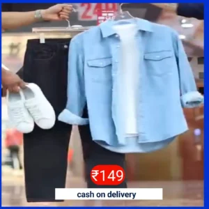 Men’s Complete Casual Wear Combo | Pant, Jeans, Shirt & Shoes Set • Smart Everyday Style • Secure Online Shopping