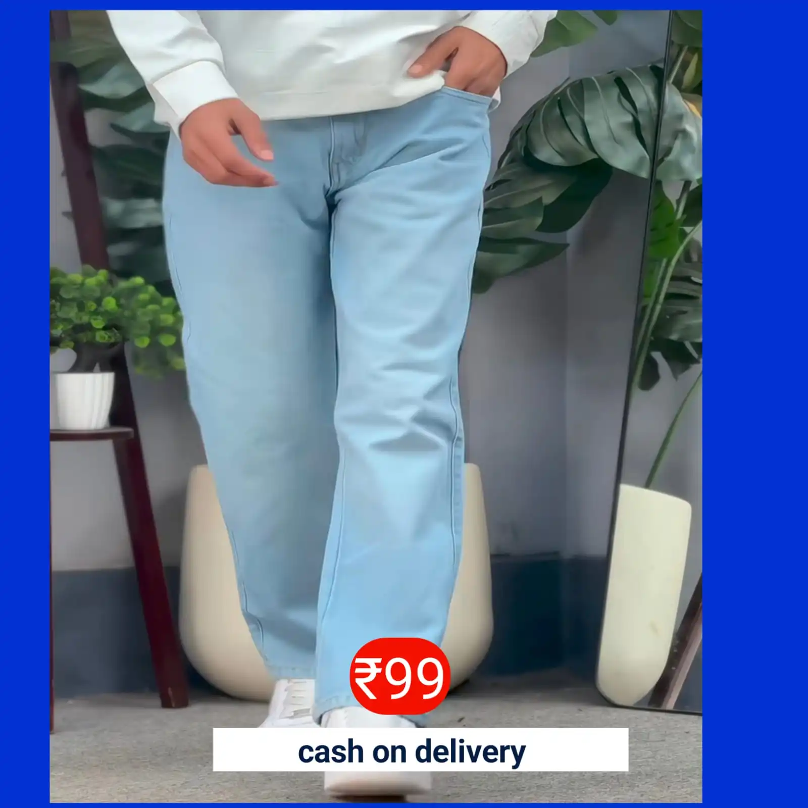 Men’s Loose Fit Denim Jeans | Relaxed Everyday Wear • Comfortable Modern Style • Secure Online Shopping