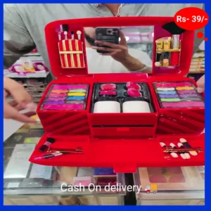 Red Box Makeup Kit Set | Premium All-in-One Cosmetic Collection