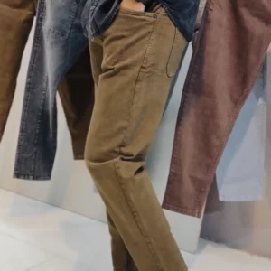 Men’s Brown Denim Jeans – Slim Fit Premium Style, Comfortable Fabric, Trendy Casual Wear 2026
