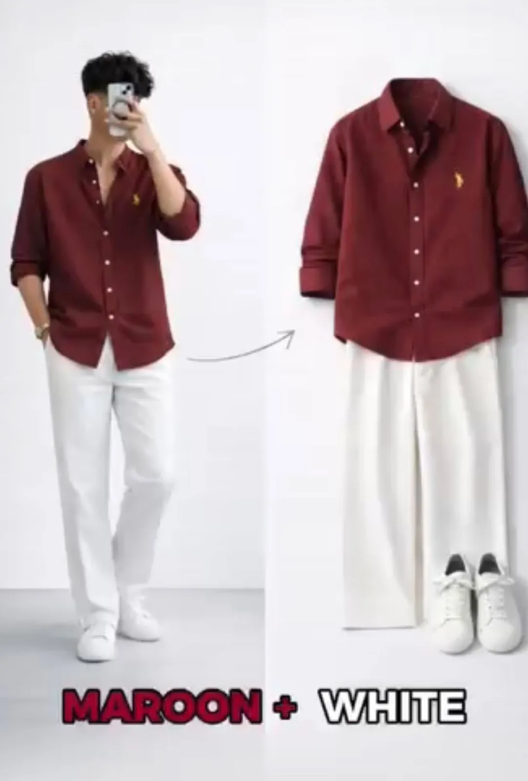 2026 Premium Shirt, Trouser & Sneakers Combo - Image 3