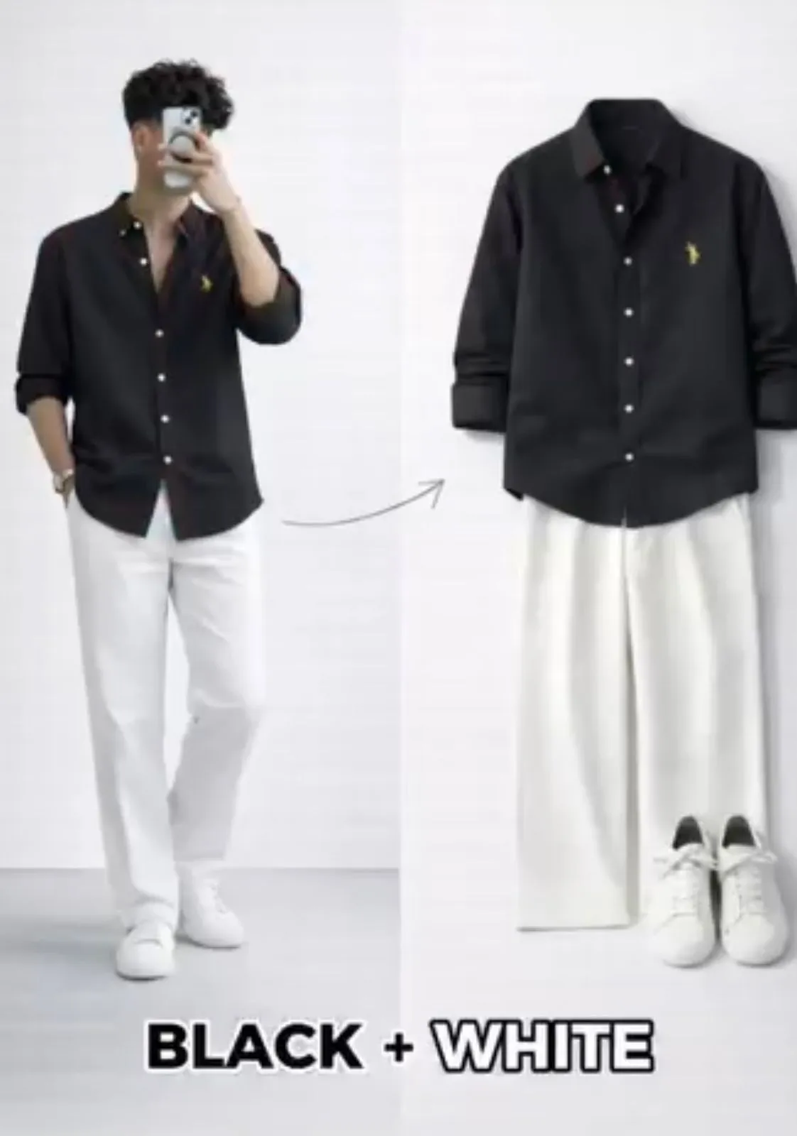 2026 Premium Shirt, Trouser & Sneakers Combo - Image 4