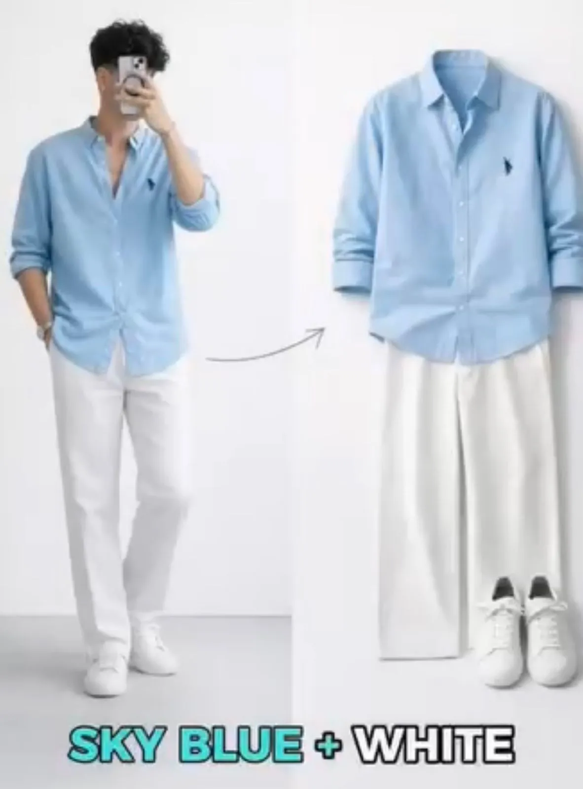 2026 Premium Shirt, Trouser & Sneakers Combo - Image 2